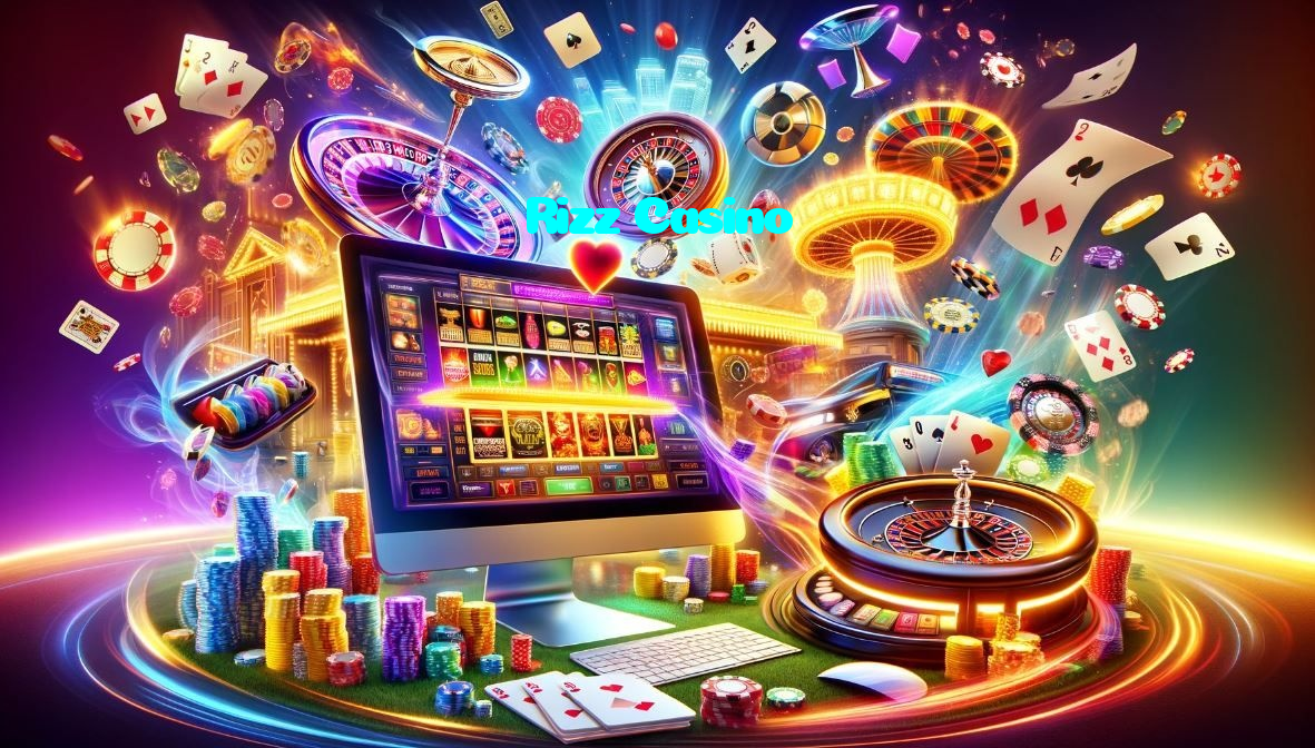 Rizz Casino casino presented on mobile device in Pakistan with slots and live games
